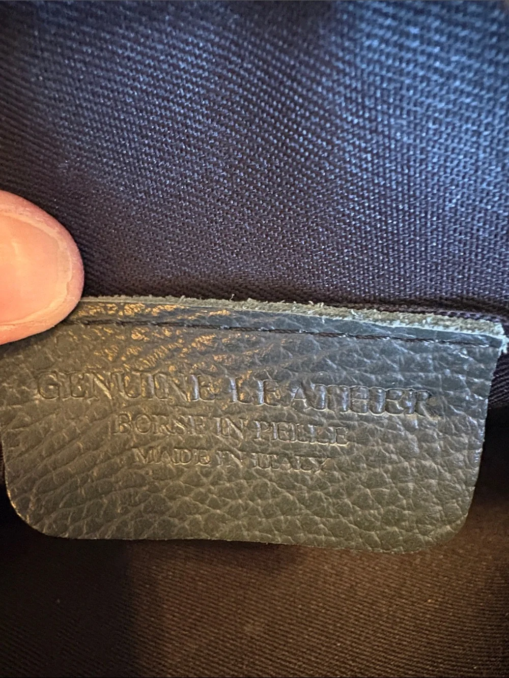 Borse in Pelle genuine leather